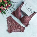 Weiyesi 5868 B Шоколад - комплект нижнего белья-коробка