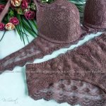 Weiyesi 5868 B Шоколад - комплект нижнего белья-кружево
