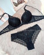 Weiyesi 5868 В Черный - комплект нижнего белья