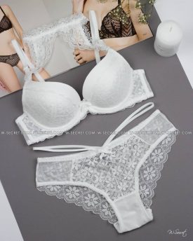 Weiyesi 7036 B Белый комплект нижнего белья