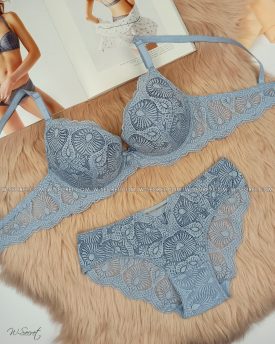 Weiyesi 8127 C Голубой комплект нижнего белья