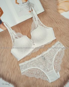 Weiyesi 7129 B Белый комплект нижнего белья