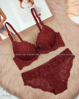 Weiyesi 8127 C Бордо комплект нижнего белья