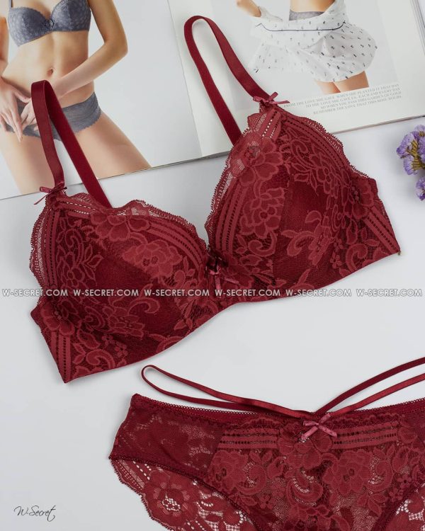 Weiyesi 7103 C Бордо комплект нижнего белья